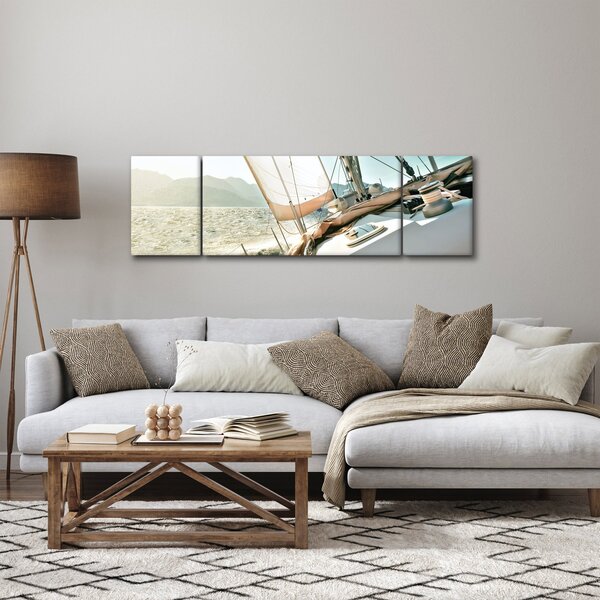 Obraz - Loď (170x50 cm)