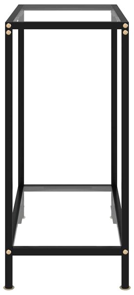 Konzolový stolek transparentní 60 x 35 x 75 cm tvrzené sklo 322827