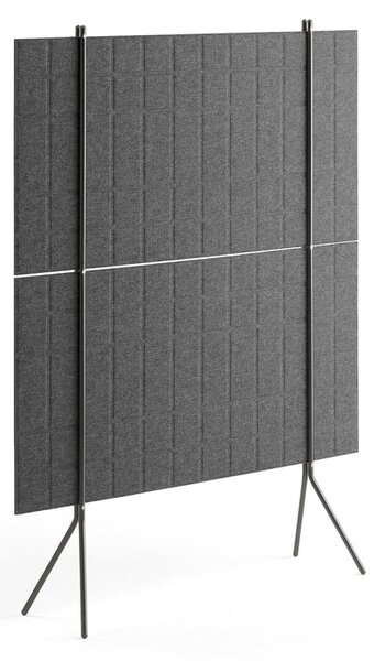 AJ Produkty Paraván SPLIT, 1200x1500 mm, tmavě šedý