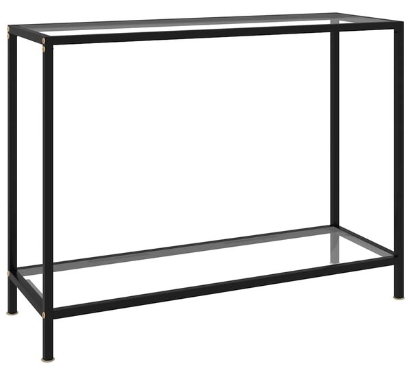 Konzolový stolek transparentní 100 x 35 x 75 cm tvrzené sklo 322835