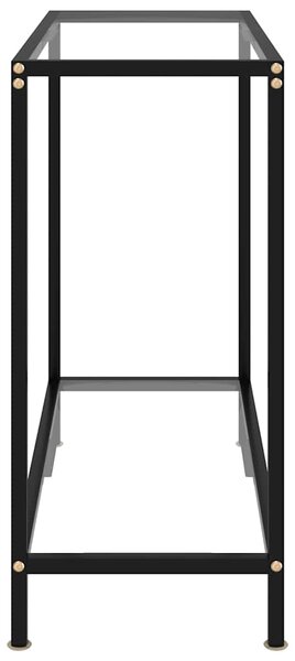 Konzolový stolek transparentní 80 x 35 x 75 cm tvrzené sklo 322831