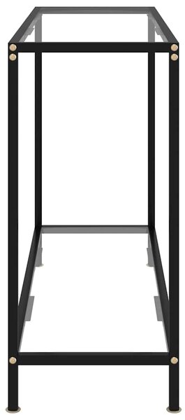 Konzolový stolek transparentní 100 x 35 x 75 cm tvrzené sklo 322835