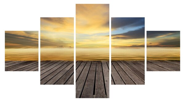 Obraz - Molo s výhledem (125x70 cm)