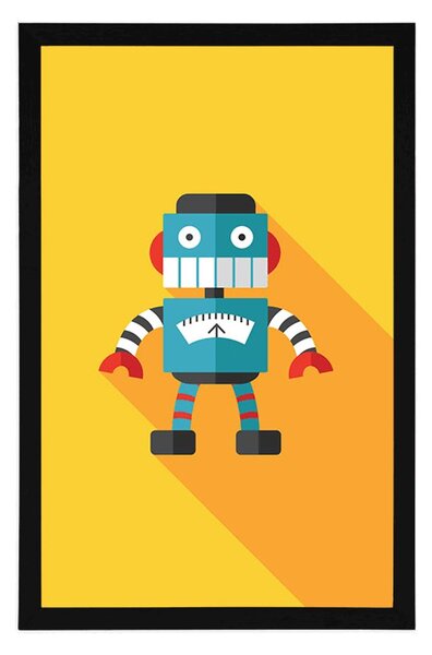 Plakát veselý robot