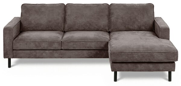 ROHOVÁ SEDAČKA, textil, šedohnědá Livetastic - Sedací soupravy, Online Only
