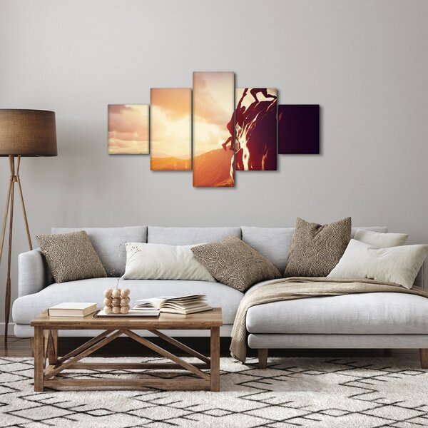 Obraz - Horolezci (125x70 cm)