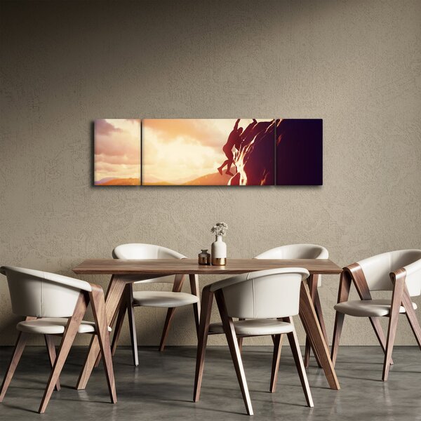 Obraz - Horolezci (170x50 cm)