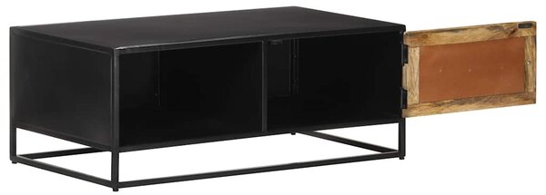Konferenční stolek 90 x 50 x 35 cm hrubé mangovníkové dřevo 323149