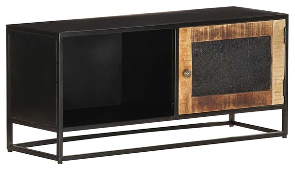 TV stolek 90 x 30 x 40 cm hrubé mangovníkové dřevo 323150