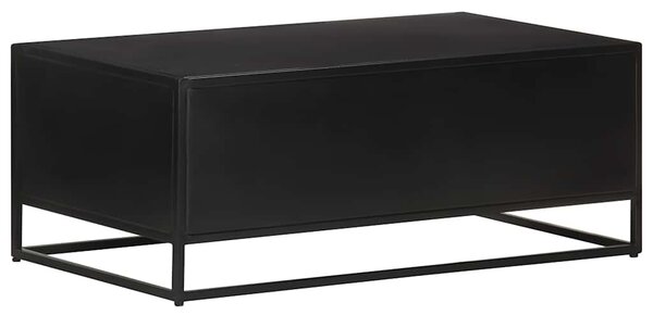 Konferenční stolek 90 x 50 x 35 cm hrubé mangovníkové dřevo 323149