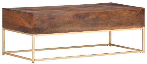 Konferenční stolek 112 x 50 x 40 cm masivní mangovníkové dřevo 323405