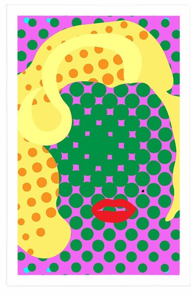 Plakát Marilyn Monroe v pop art stylu