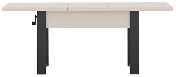 Rozkládací polohovací konferenční stolek HOGO 3v1 | 120-157x62,5-74,5x67 cm | síla horní desky 32 mm | kašmír/černé nohy