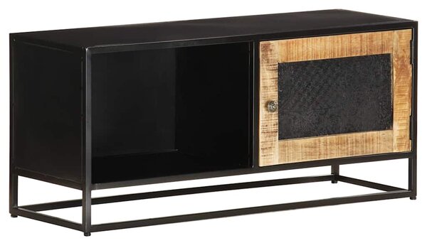 TV stolek 90 x 30 x 40 cm hrubé mangovníkové dřevo 323150