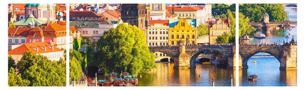 Obraz - Praha (170x50 cm)