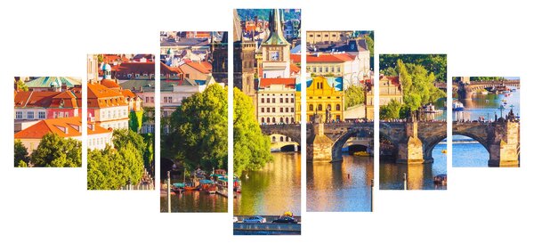 Obraz - Praha (210x100 cm)