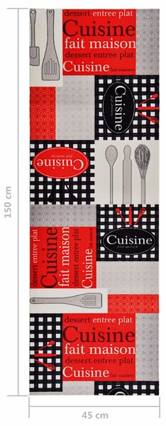 Kuchyňská rohožka pratelná Cuisine 45 x 150 cm 323473