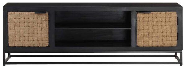 TV stolek 120 x 30 x 40 cm masivní mangovníkové dřevo 323496