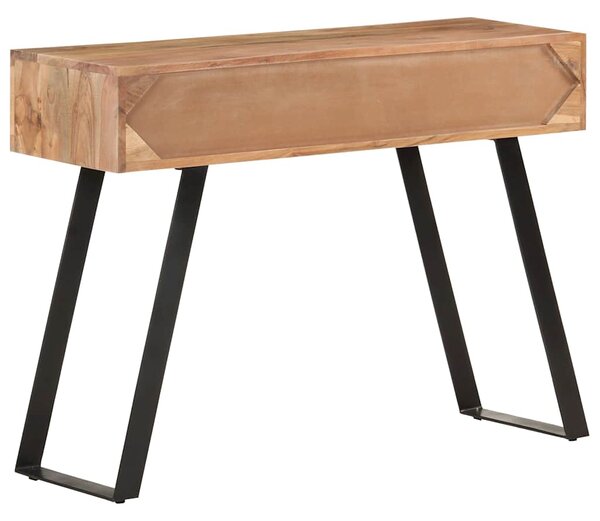 Konzolový stolek 100x35x76 cm masivní akácie s živými hranami 323522