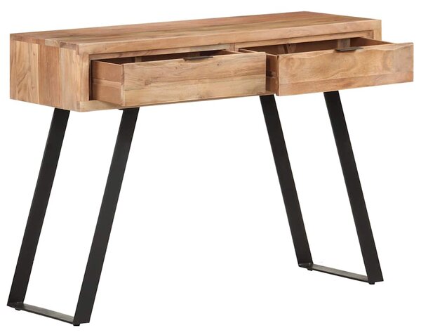 Konzolový stolek 100x35x76 cm masivní akácie s živými hranami 323522