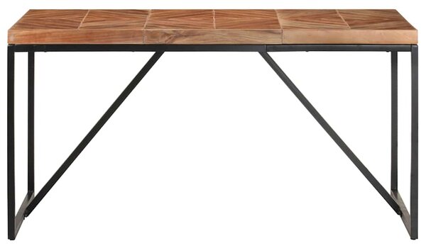 Jídelní stůl 140 x 70 x 76 cm masivní akácie a mangovník 323548