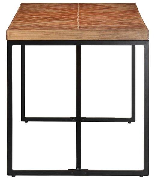 Jídelní stůl 140 x 70 x 76 cm masivní akácie a mangovník 323548