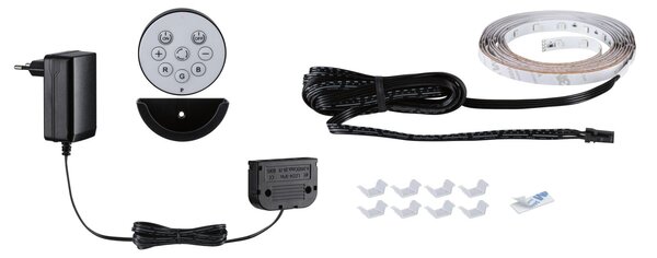 P 79574 LED Strip Akustický Panel základní sada 2,4m RGB černá - PAULMANN