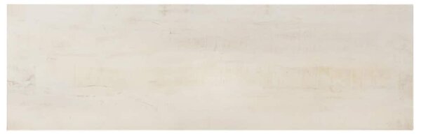 Konzolový stolek bílý 115 x 35 x 77 cm hrubé mangovníkové dřevo 323556