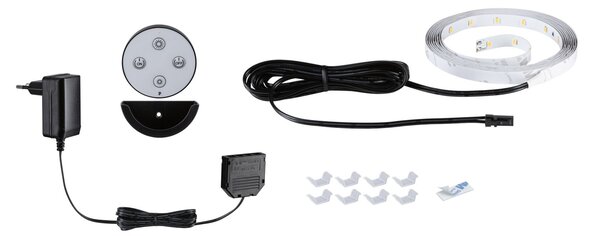 P 79575 LED Strip Akustický Panel základní sada 2,4m 3000K černá - PAULMANN