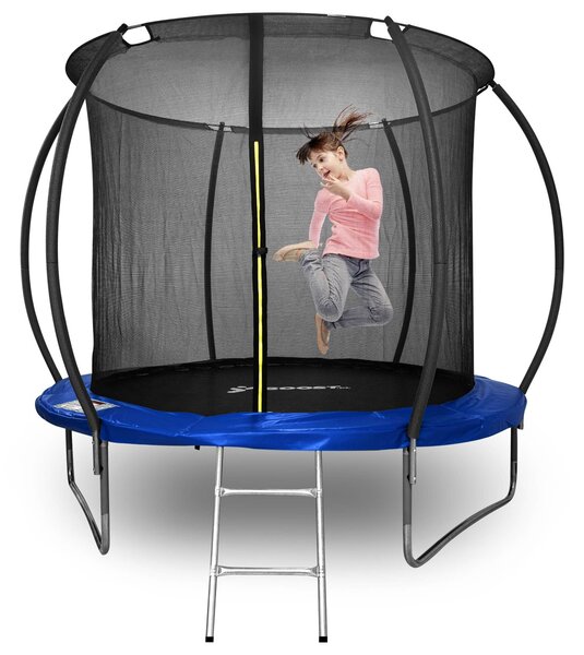 TZB Trampolína se sítí a žebříkem HENZEN 244 cm modrá