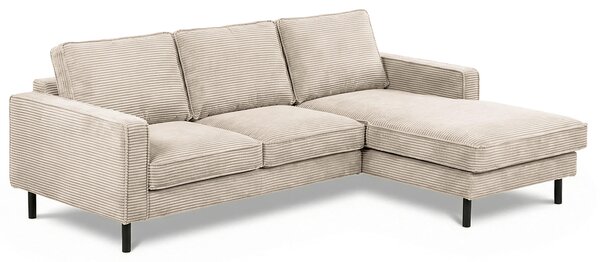 ROHOVÁ SEDAČKA, textil, světle šedá Livetastic - Sedací soupravy, Online Only