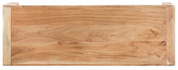 Lavice 110 x 38 x 46 cm masivní akáciové dřevo 323584