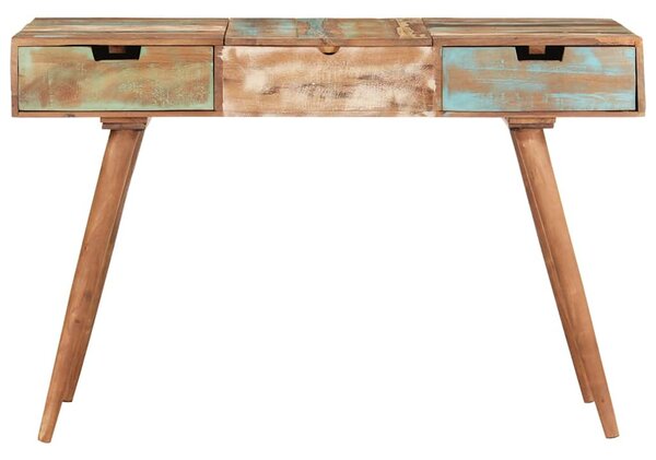 Toaletní stolek se zrcadlem 112 x 45 x 76 cm recyklované dřevo 323591