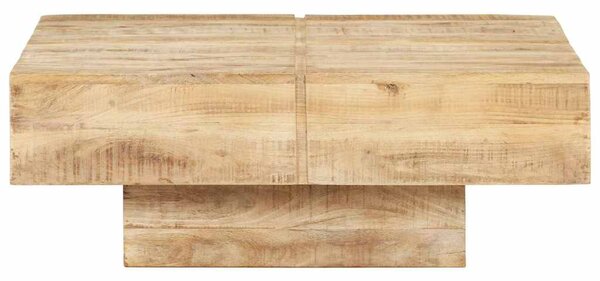 Konferenční stolek 80 x 80 x 28 cm masivní mangovníkové dřevo 323592