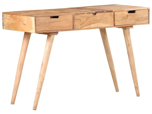 Toaletní stolek se zrcadlem 112 x 45 x 76 cm masivní akácie 323590