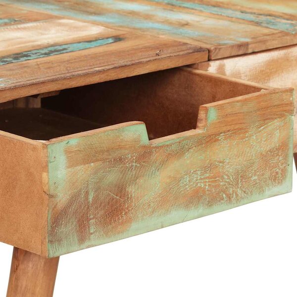 Toaletní stolek se zrcadlem 112 x 45 x 76 cm recyklované dřevo 323591