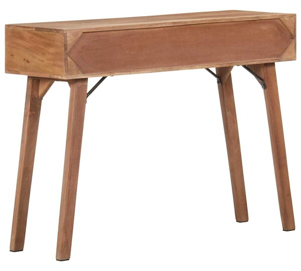 Konzolový stolek 100 x 35 x 76 cm masivní mangovníkové dřevo 323598