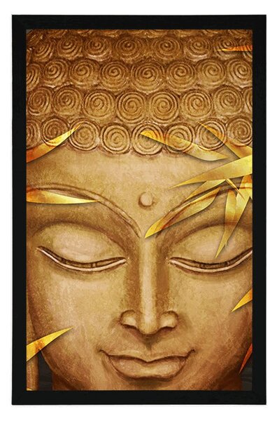 Plakát usmívající se Buddha
