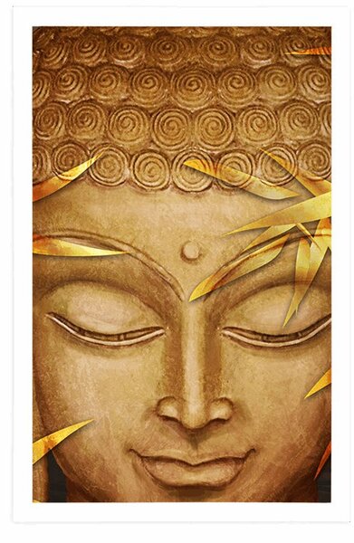 Plakát usmívající se Buddha