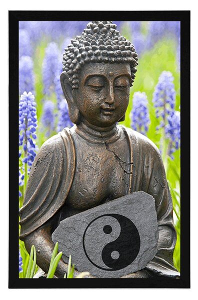 Plakát jin a jang Buddha