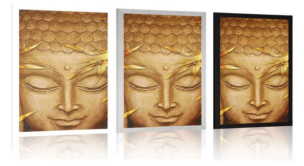 Plakát usmívající se Buddha
