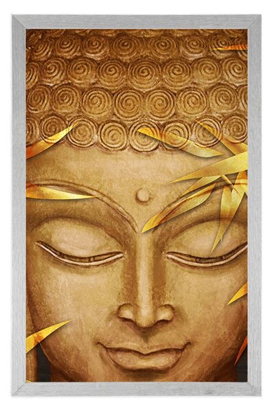 Plakát usmívající se Buddha