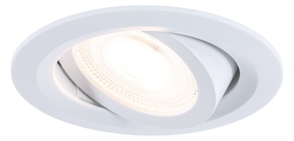 P 93164 LED vestavné svítidlo FixedLED 10ks sada výklopné 25° 10x4,8W 230V 3000K bílá - PAULMANN