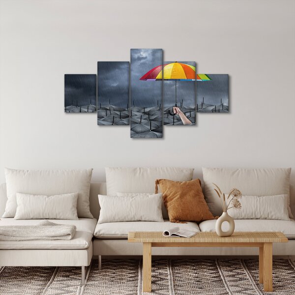 Obraz - Deštníky (125x70 cm)