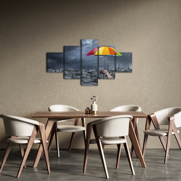 Obraz - Deštníky (125x70 cm)