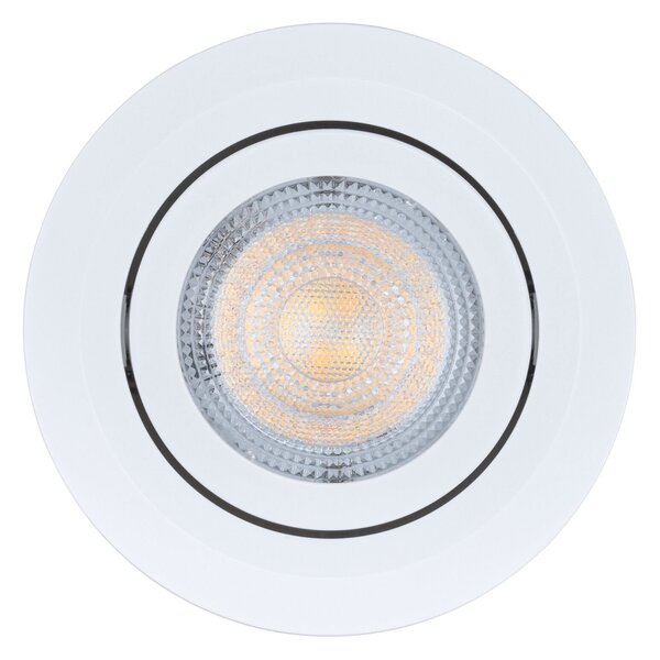P 93164 LED vestavné svítidlo FixedLED 10ks sada výklopné 25° 10x4,8W 230V 3000K bílá - PAULMANN