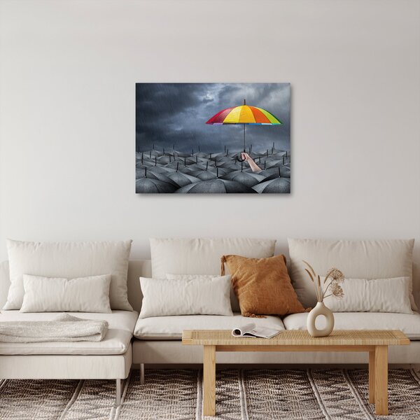 Obraz - Deštníky (70x50 cm)