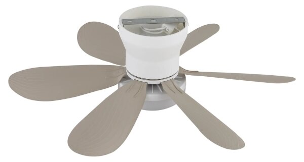 Globo 03625SA-LED Stm stropní ventilátor DELORES LED/5W/230V 2700-6500K béž+DO