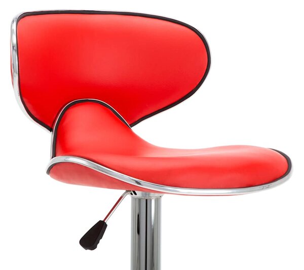323645 Bar Stools 2 pcs Red Faux Leather 323645