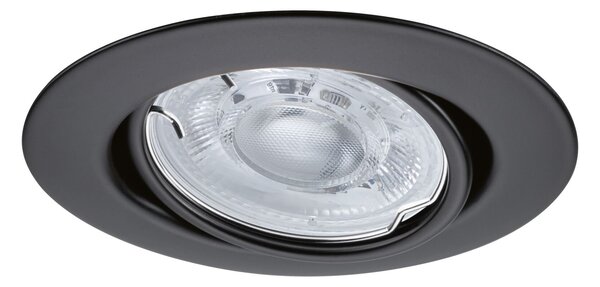 P 94951 LED vestavné svítidlo Base GU10 Flat výklopné 3x4W 230V 2700K černá mat - PAULMANN
